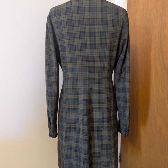 90's Schoolgirl style green plaid dress - Picture 7 of 10